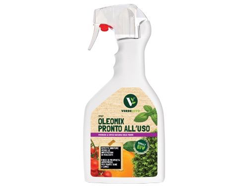 Insetticida spray per protezione piante da parassiti pronto all'uso flacone 750 ml Oleomix