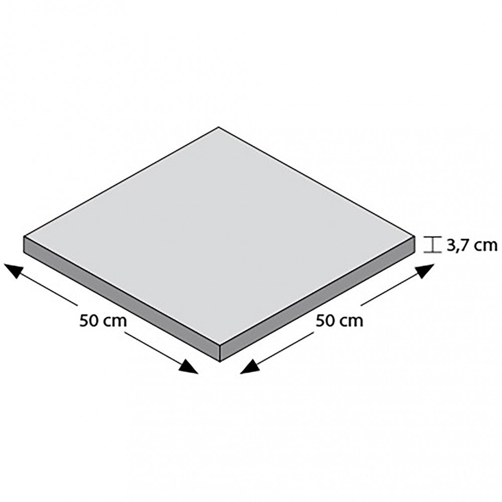 Base piastra in cemento 50x50 cm 22 kg per ombrellone con base a crociera