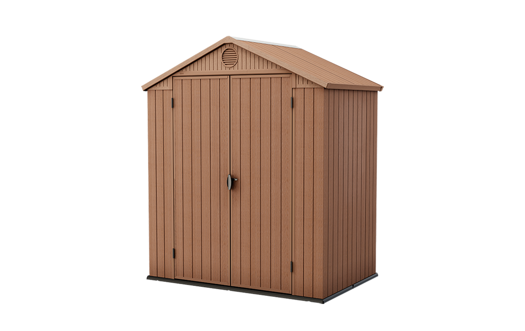 Casetta cottage in resina da giardino con struttura resistente doppio strato con rinforzi interni Darwin Keter