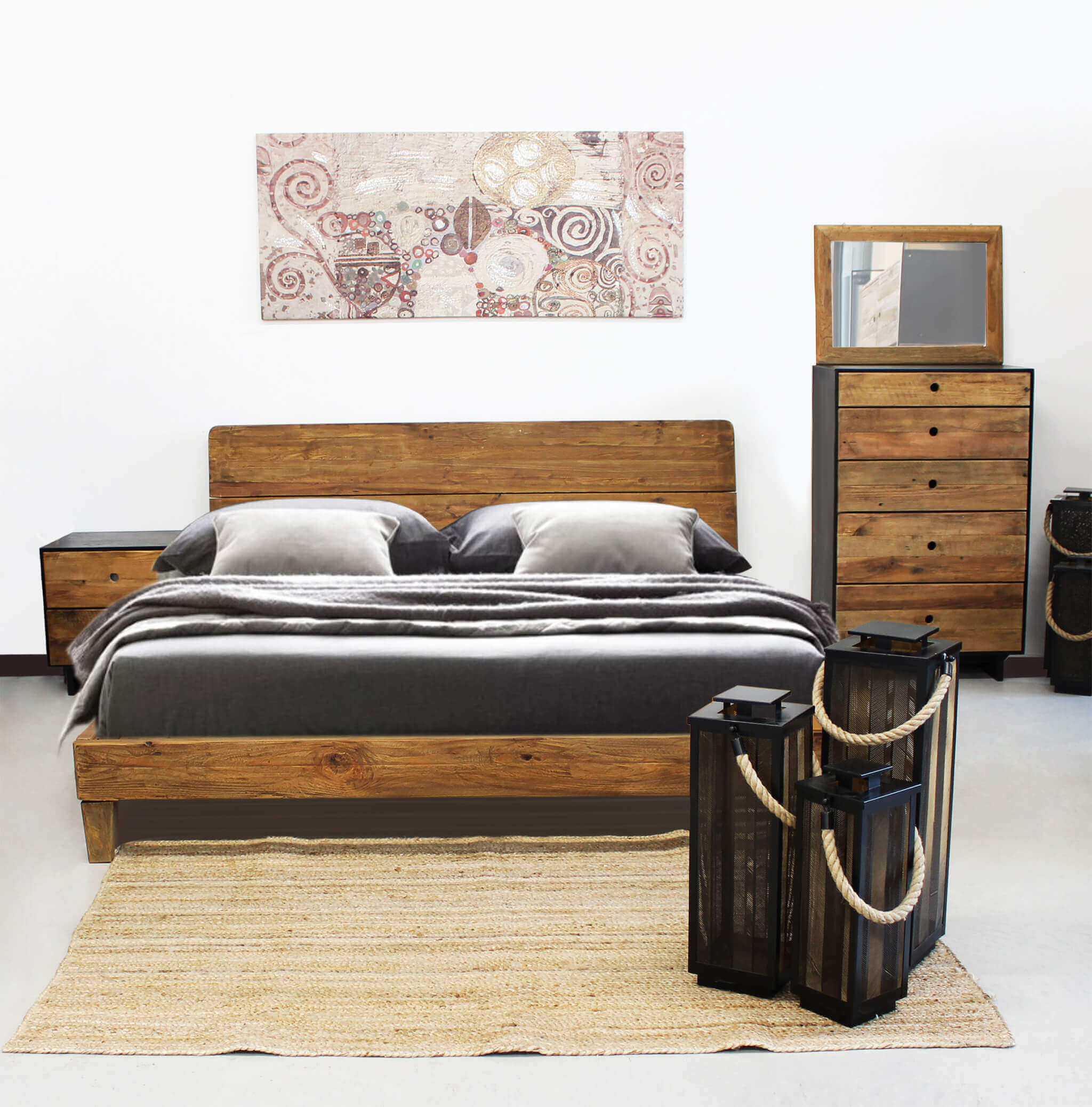 Set Di 3 Lanterne In Metallo Clarisse