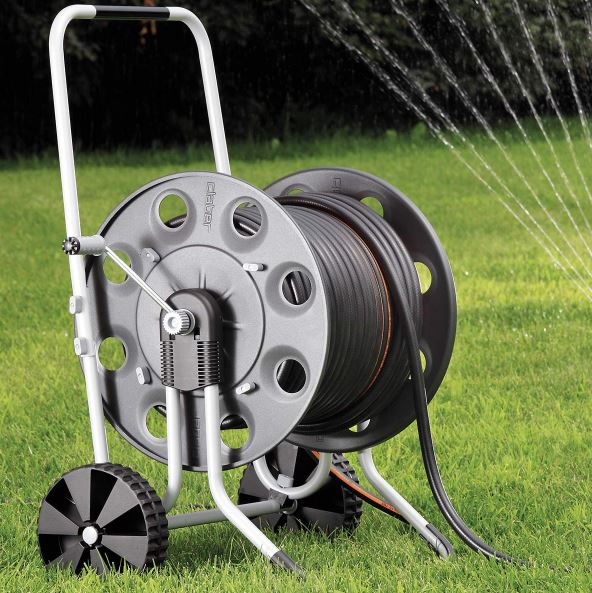 Avvolgitubo Metal Gemini per tubo da 60mt 8894 Claber