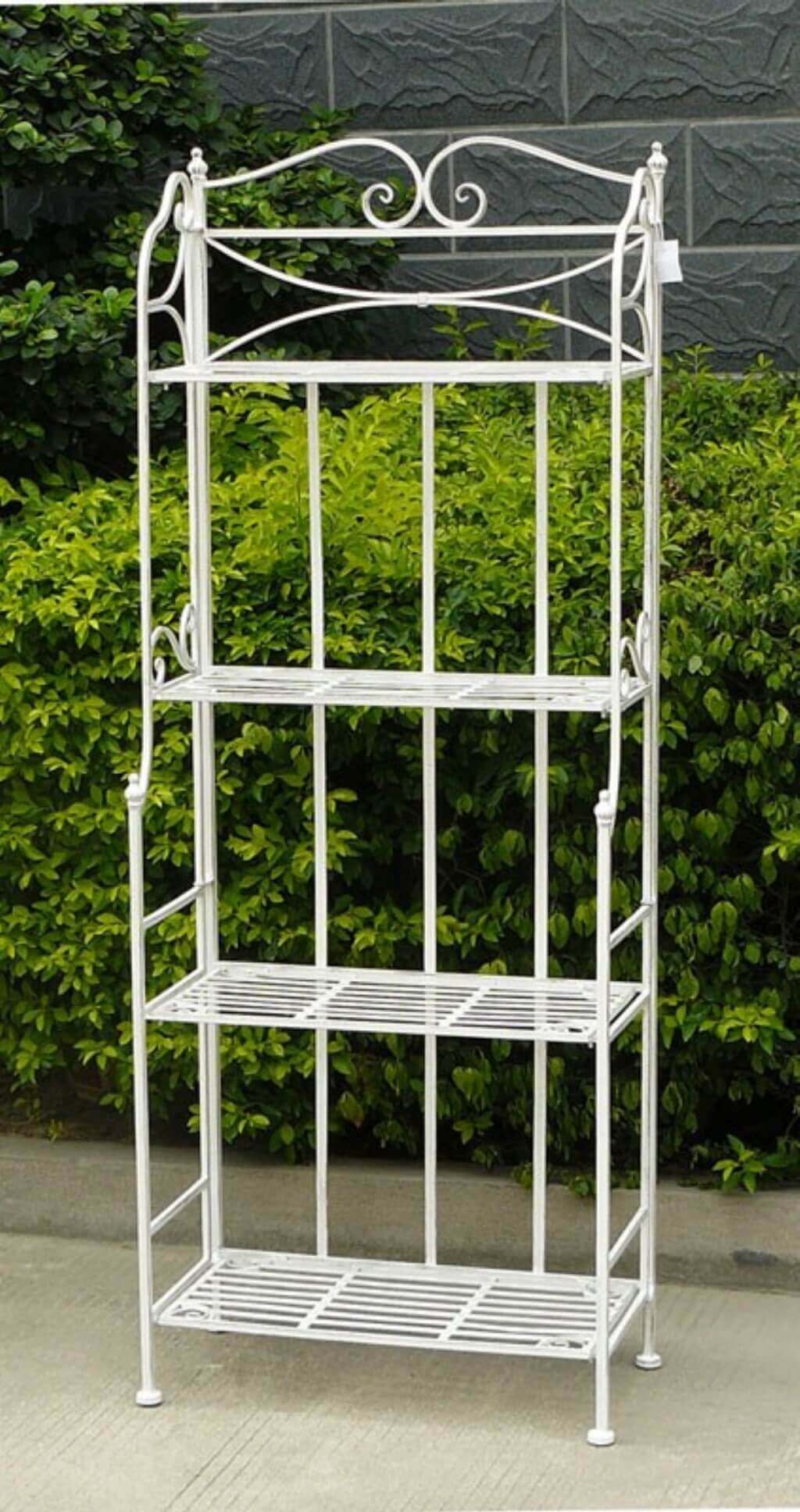 Étagère Scaffale 4 piani in acciaio Naomi