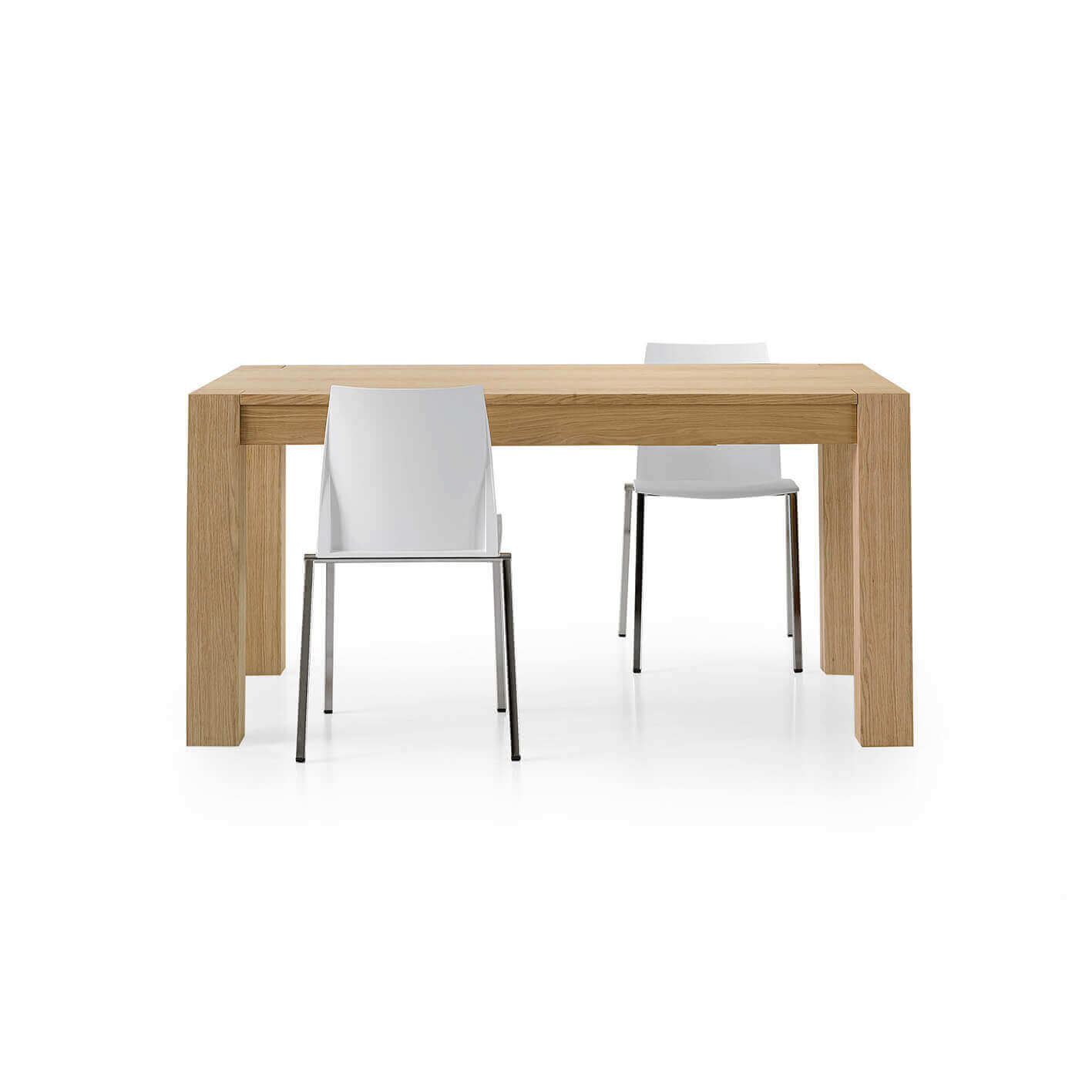 632 Tavolo 90 X 140/180/220 Rovere Naturale Spazzolato