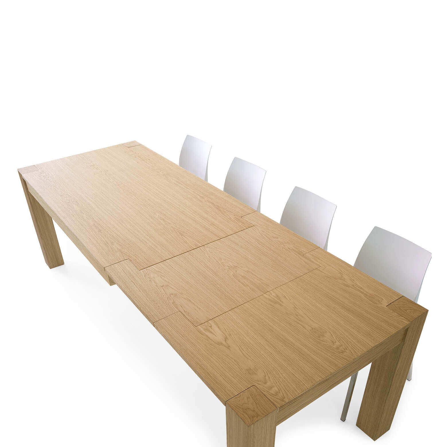 632 Tavolo 90 X 140/180/220 Rovere Naturale Spazzolato