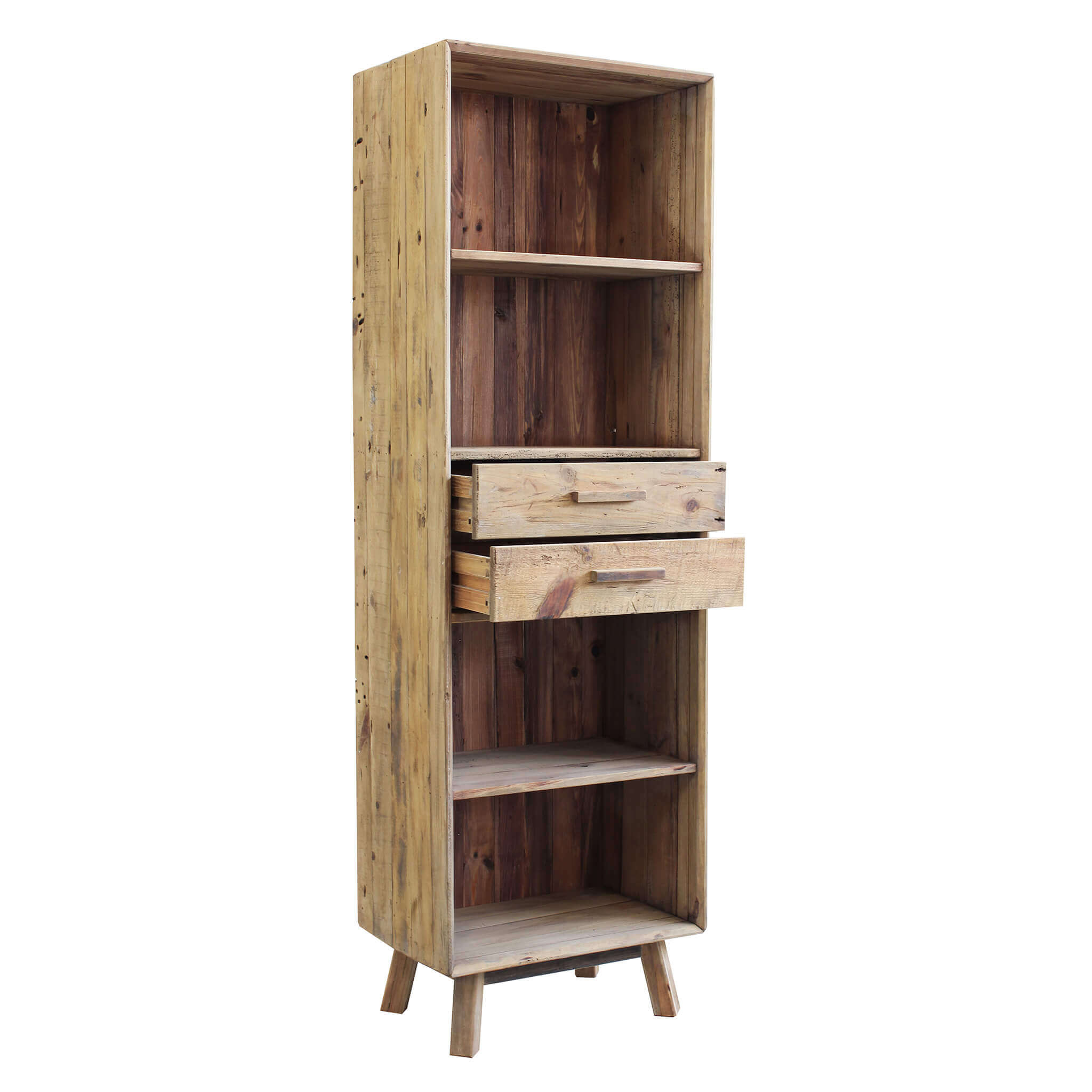 Libreria scaffale in legno di pino a 4 ripiani Linea Classic