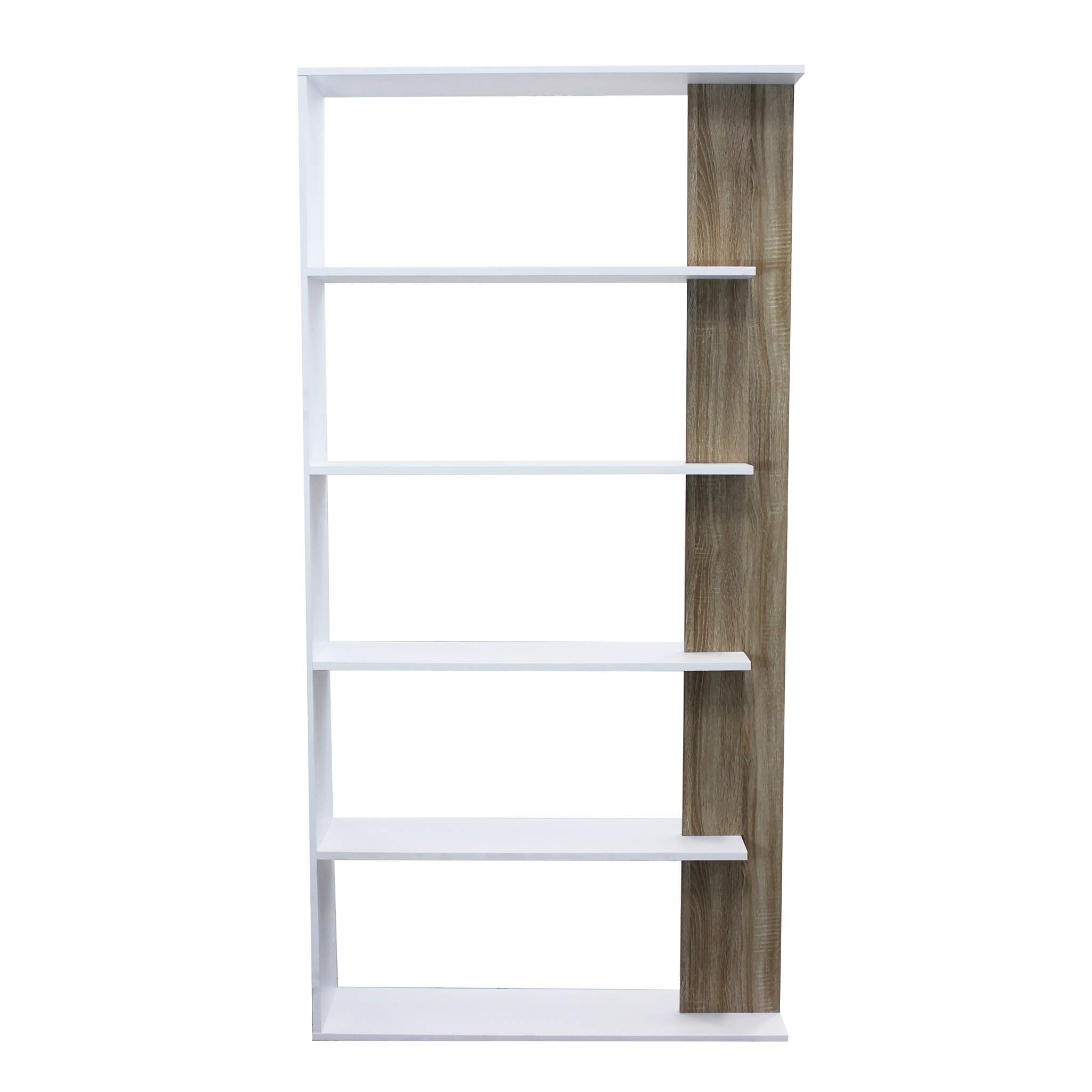 Libreria a 5 ripiani in nobilitato bilaminato Linea Elegance