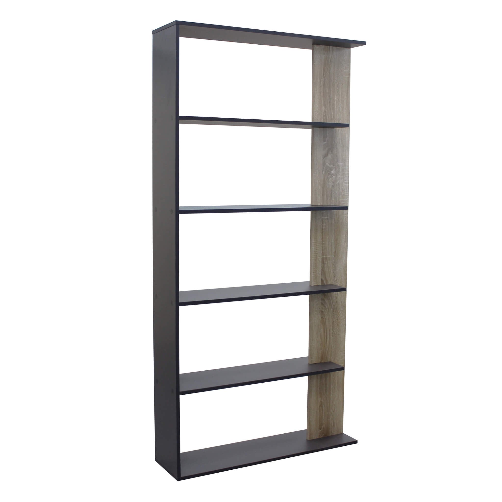 Libreria a 5 ripiani in nobilitato bilaminato Linea Elegance