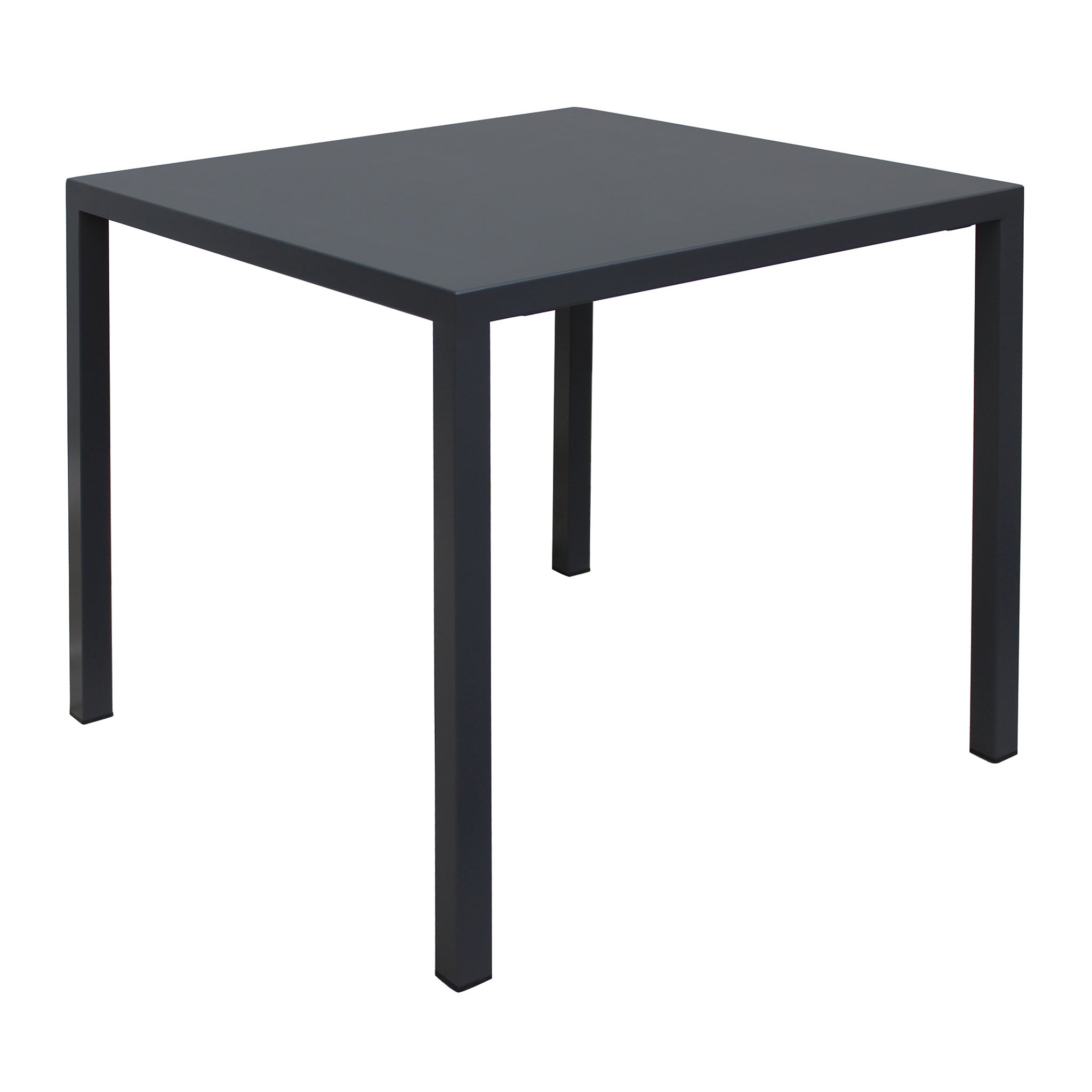 Tavolo quadrato autolivellante da esterno in metallo zincato per bar ristoranti Final