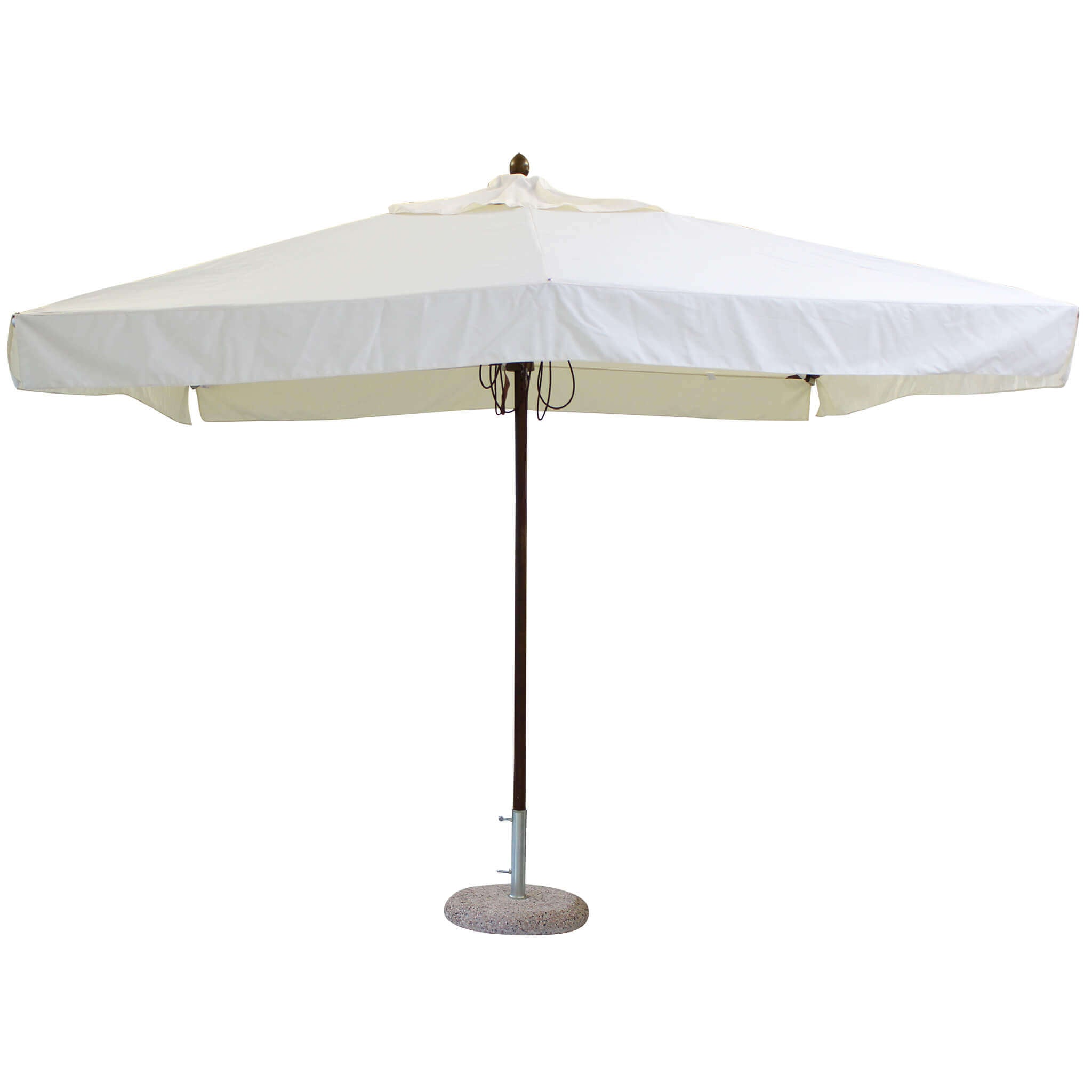 Ombrellone da giardino 2x3 mt con palo centrale in legno Semel
