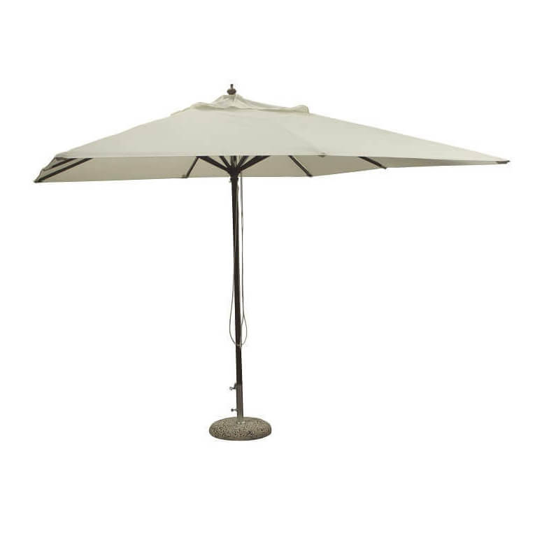 Ombrellone da giardino 3x4 mt con carrucola Hirundo