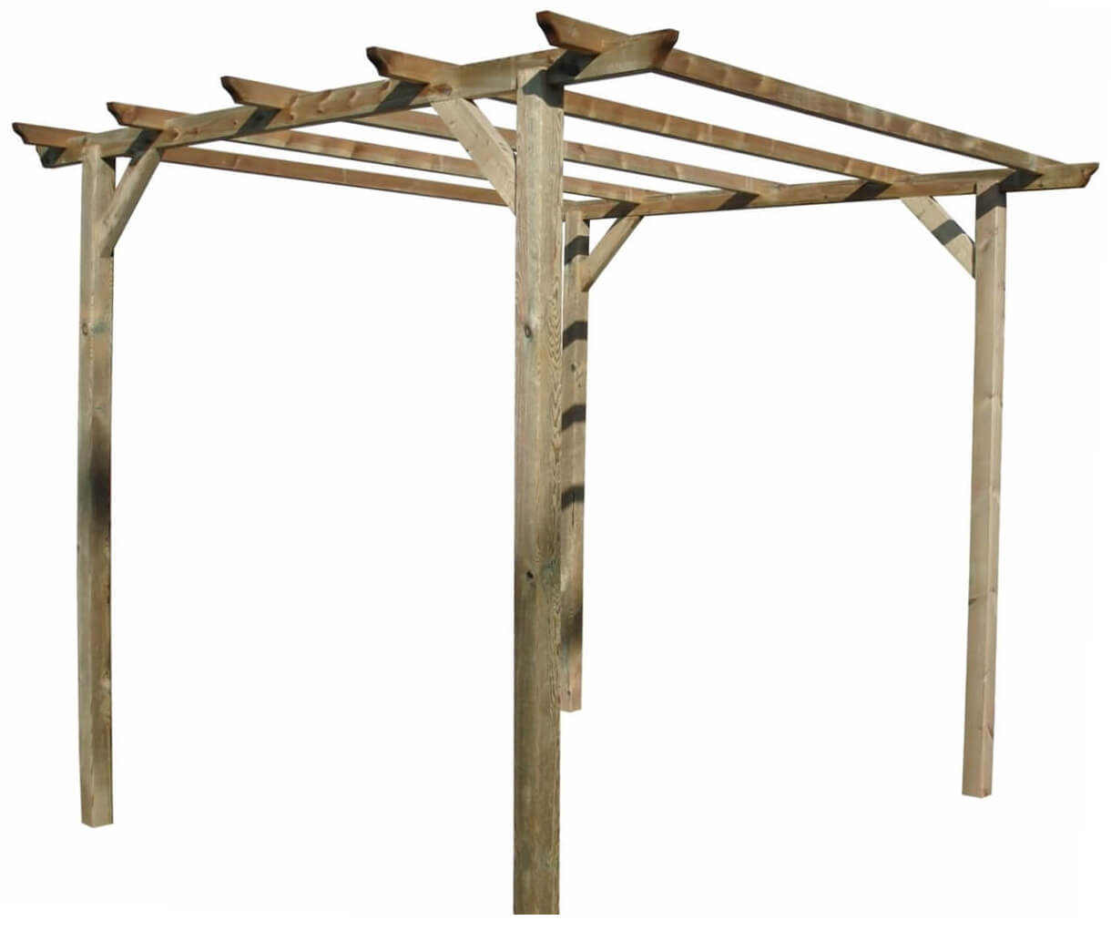 Pergola in legno di pino autoclavato 300x300xH250 cm Forest