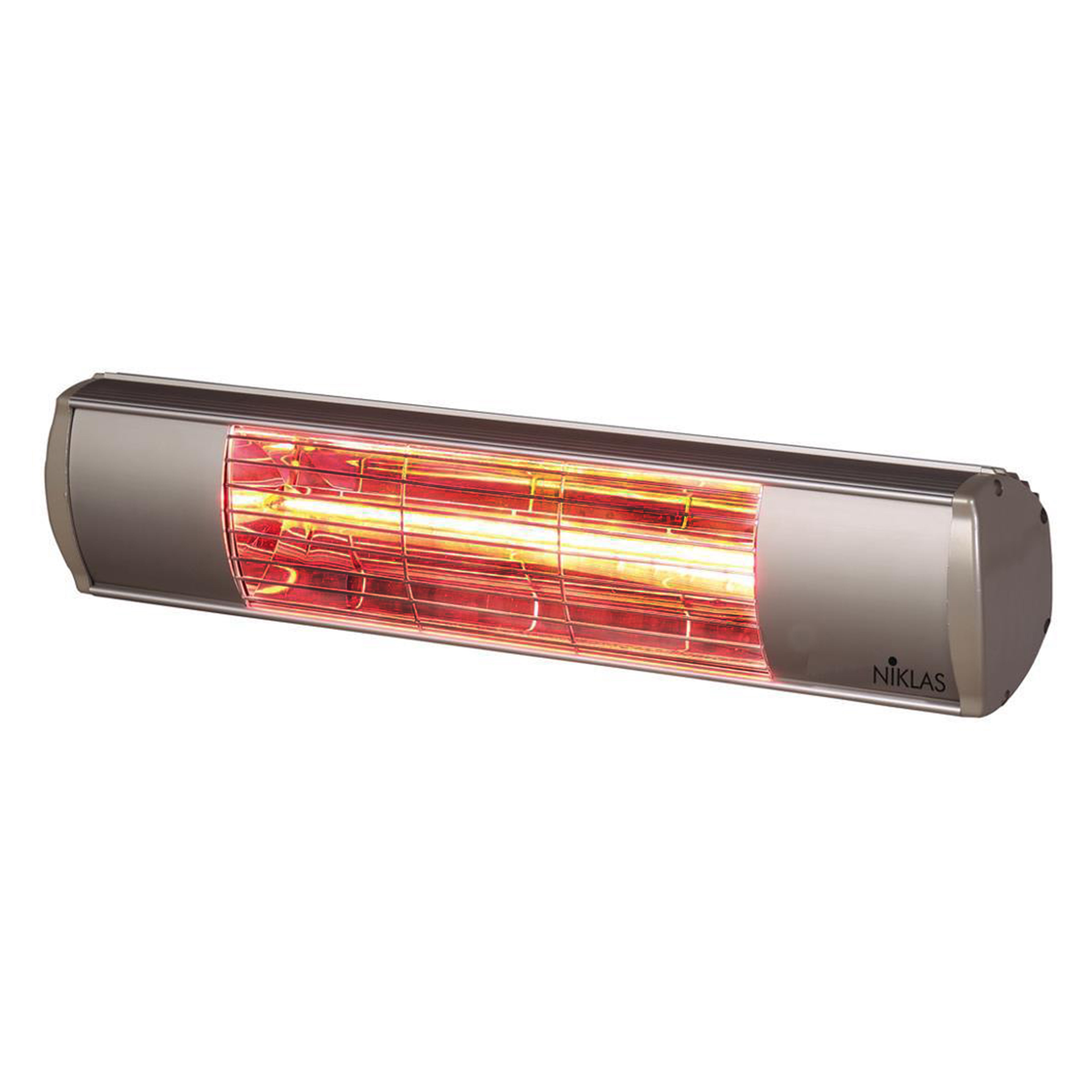 Riscaldatore Stufa termopatio infrarossi da parete per esterno 1500 w Sole Mezzanotte Niklas