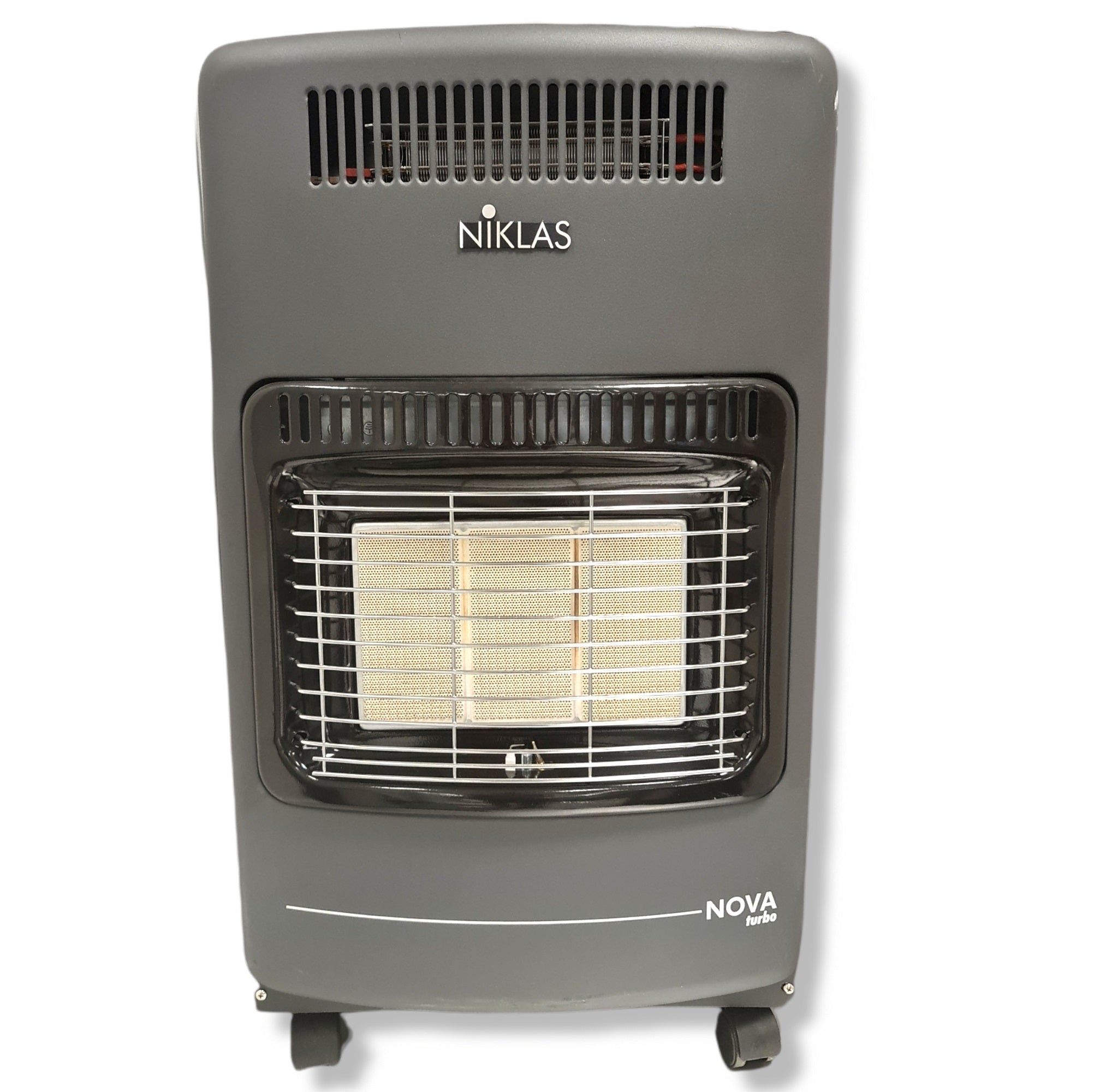 Copia del Stufa ibrida gas infrarossi con termoventilatore elettrico 4200W + 1600W  Nova Turbo Niklas