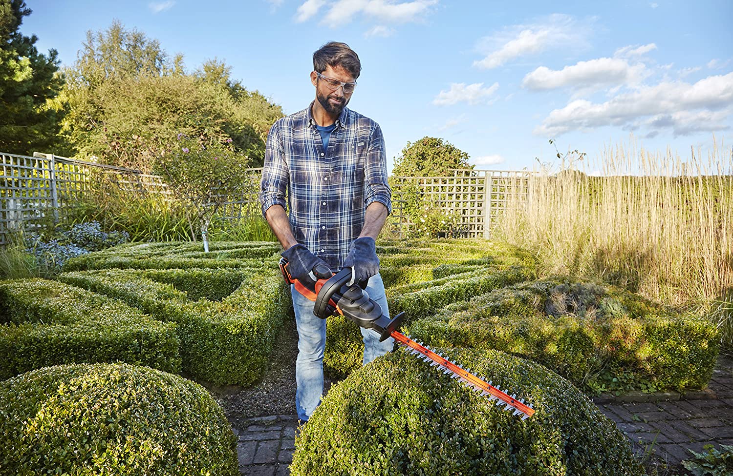 Tagliasiepe multifunzione batteria litio con prolunga estensibile doppia funzione 2in1 B+D BCASK 81 D