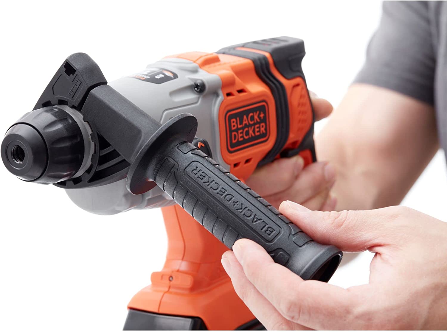 Trapano Martello Tassellatore 18V 4 Ah SDS con valigetta ed accessori BCD900M1K-QW Black+Decker