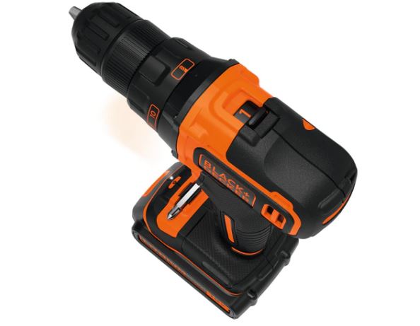 Trapano Avvitatore 18V 1,5Ah 2 velocità con valigetta BLACK+DECKER BDCDD186K