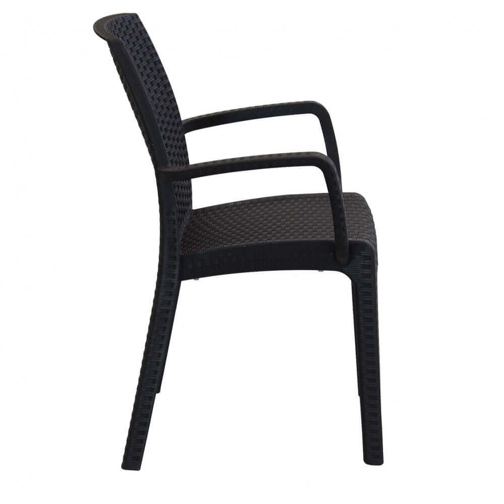 Sedia poltrona in polipropilene per esterno impilabile USA