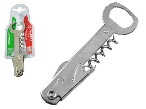 Apribottiglie cavatappi cameriere multifunzione in acciaio INOX