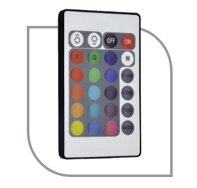 Vaso fioriera in resina da interno esterno bar e ristoranti con luci LED colorate controllabile con telecomando in dotazione Lumos