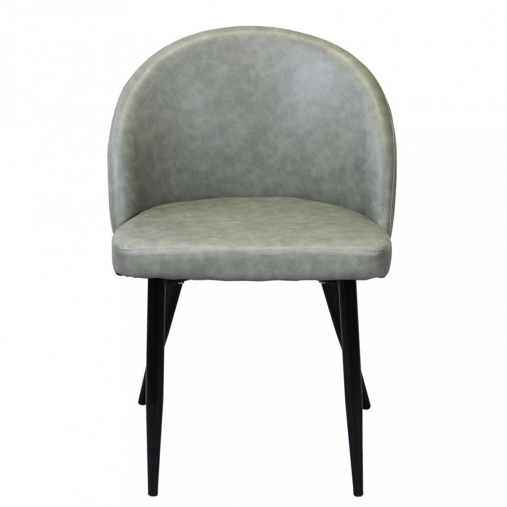 Sedia poltrona da interno con struttura in metallo e seduta morbida rivestita in ecopelle Call Me Large