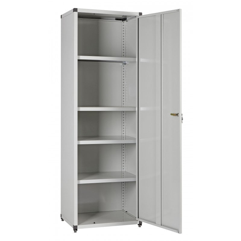 Armadio tuttopiani in metallo montaggio rapido casa ufficio  60x44xH183 cm Maxi 60G Bizzotto