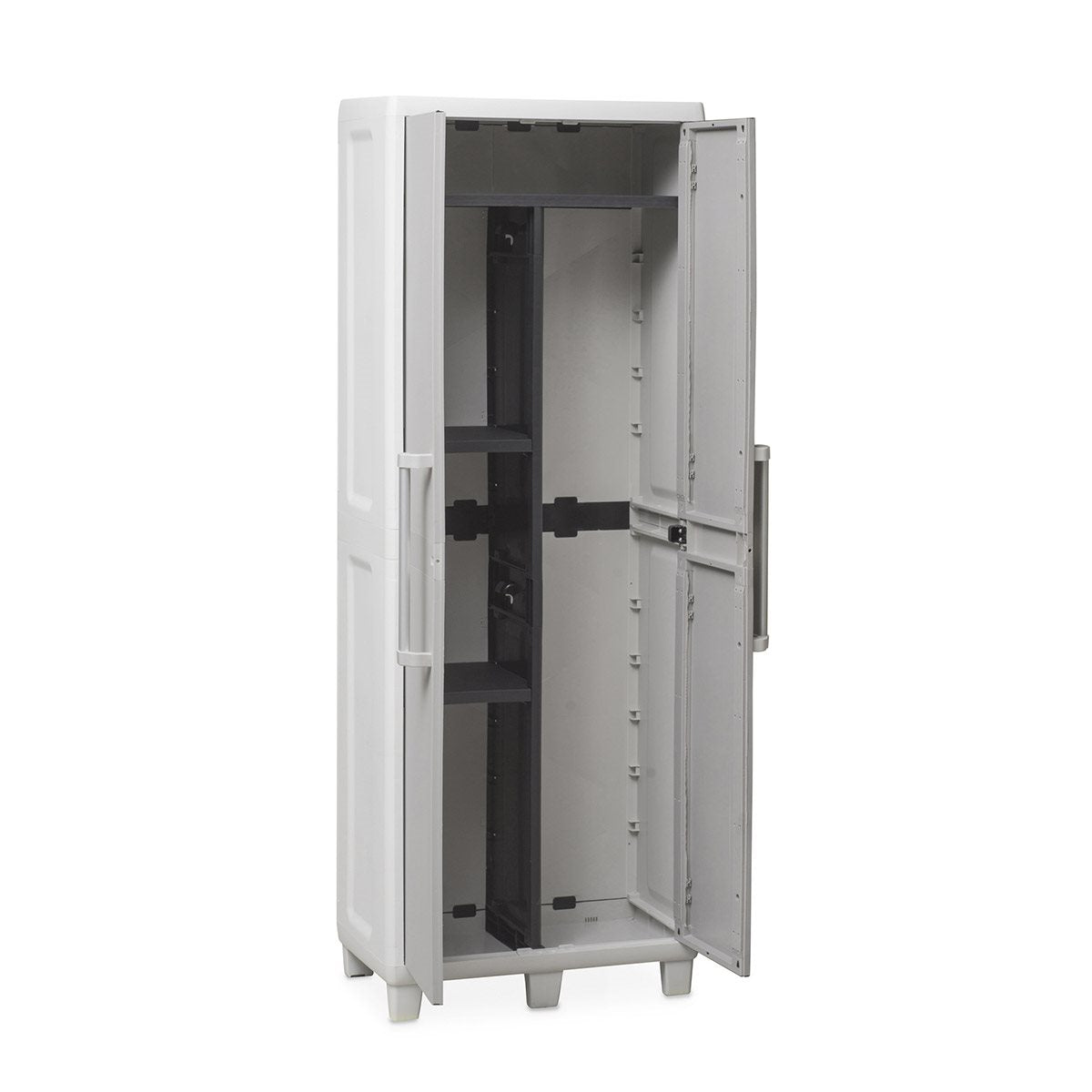 Armadio Portascope in resina grigio chiaro tortora Urban S Toomax