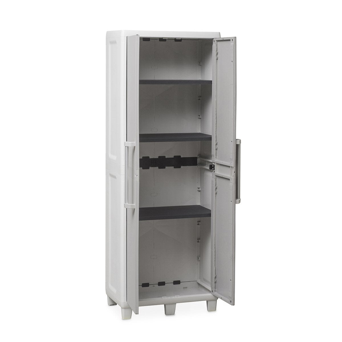 Armadio Tuttopiani in resina grigio chiaro tortora Urban S Toomax