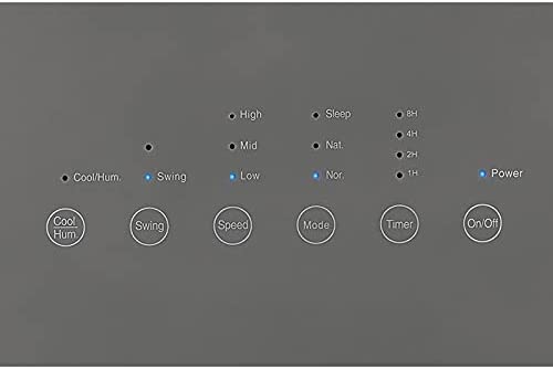 Ventilatore raffrescatore evaporativo a 3 velocità Niklas Artiko