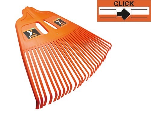 Scopa in polipropilene a 27 denti Brixo Ergo Click Magnum