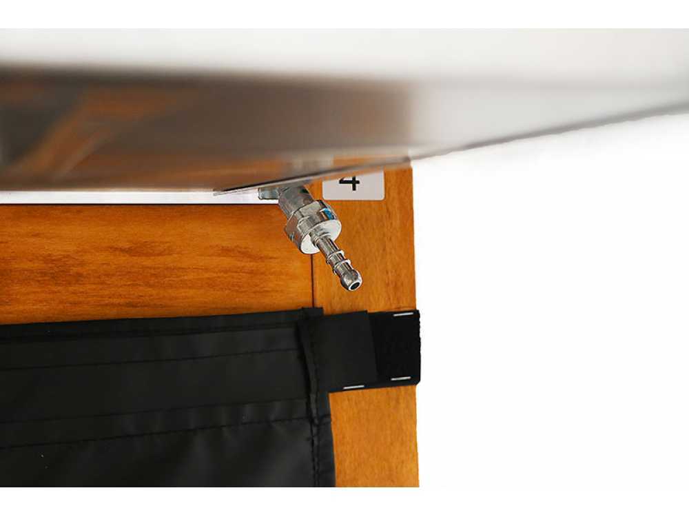 Barbecue a gas con struttura in faggio con piano cottura a griglia e a piastra - Campingaz Dual Gas Adelaide 3 Woody