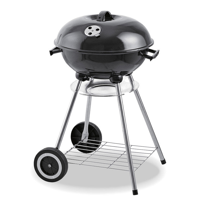 Barbecue a carbone sferico 44 cm con coperchio e ruote El Gaucho Globo