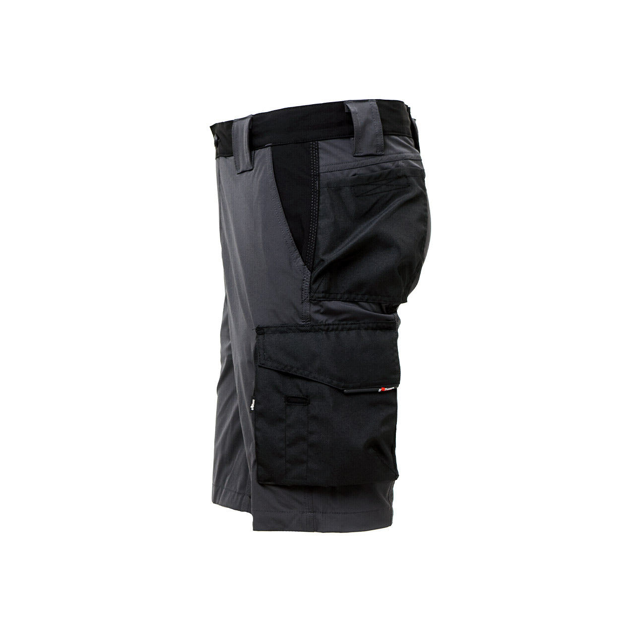 Pantalone da lavoro corto bermuda in tessuto U-4 con tasche Asphalt Grey MERCURY U-Power