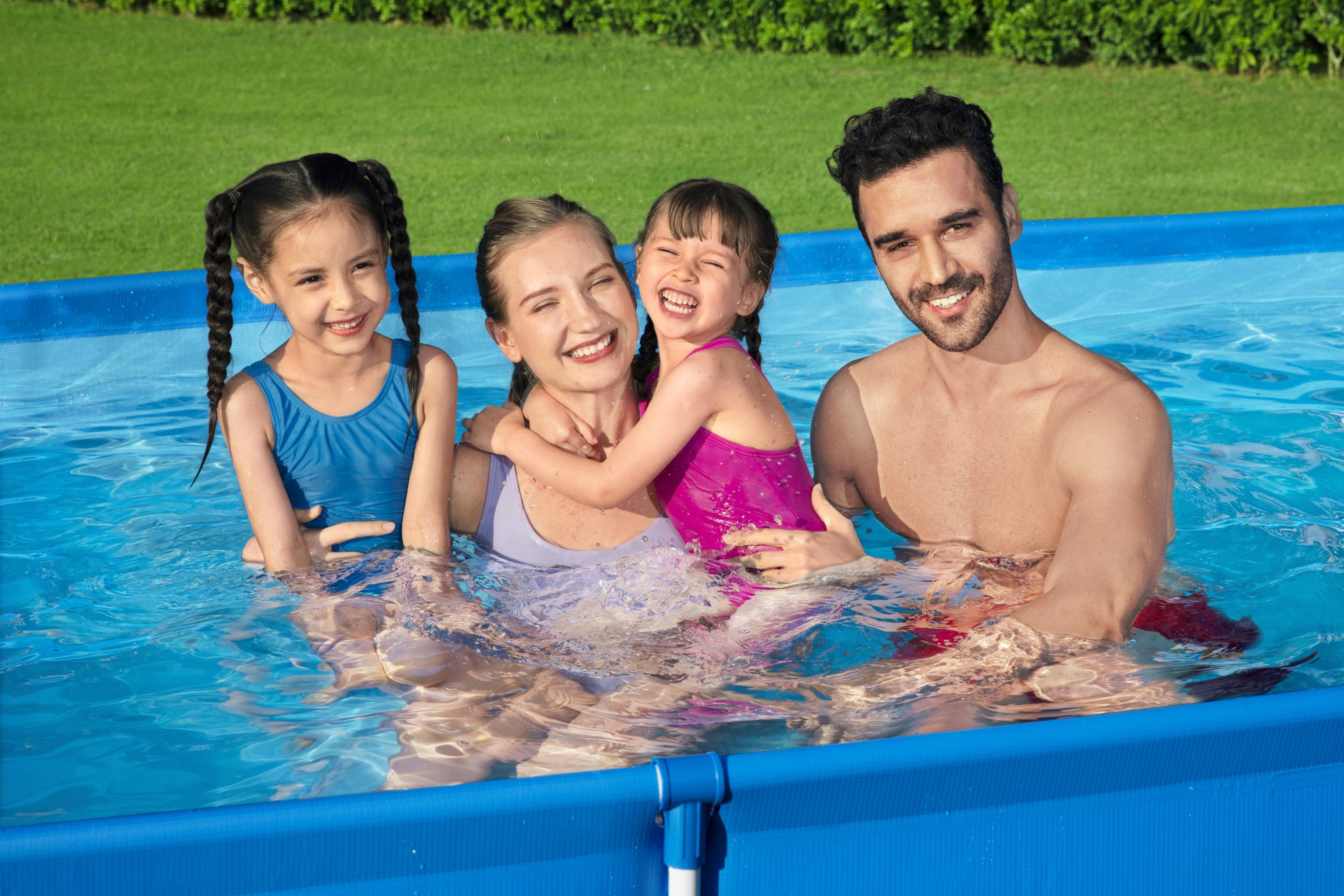 Piscina Rettangolare con struttura Steel Pro Frame 300x201x66 Bestway 56404