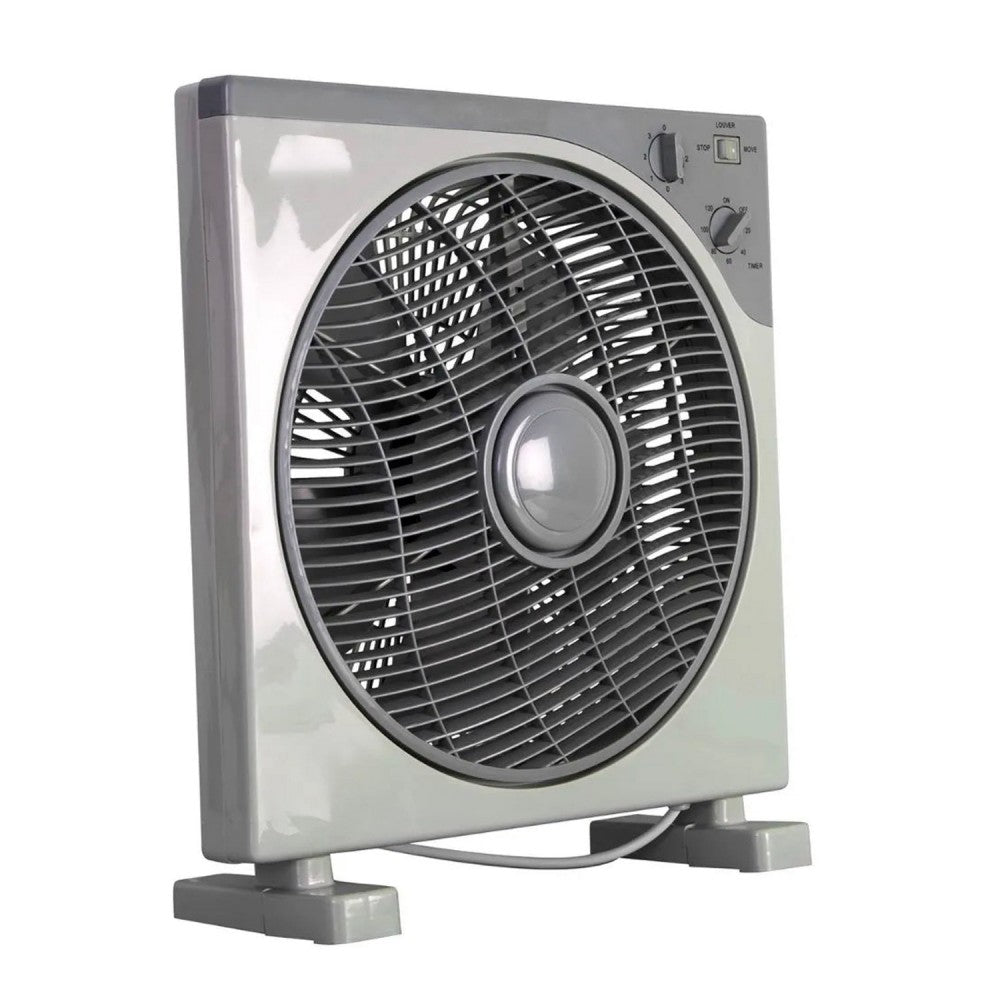 Ventilatore da tavolo a 5 pale e 3 velocità con griglia controrotante Boxfan Niklas