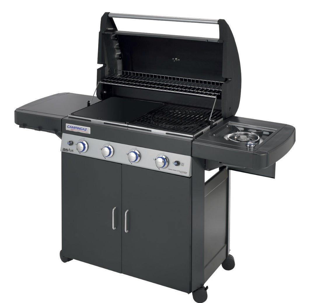 Barbecue a gas 4 bruciatori + fornello laterale Campingaz DG4 Series Class LS Plus Dark