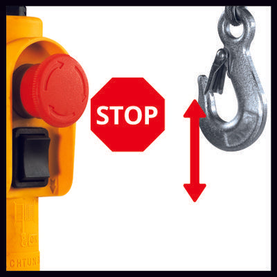 Paranco sollevatore elettrico 500W fino a 250Kg di portata 18 Mt di cavo TC-EH250-18 EINHELL