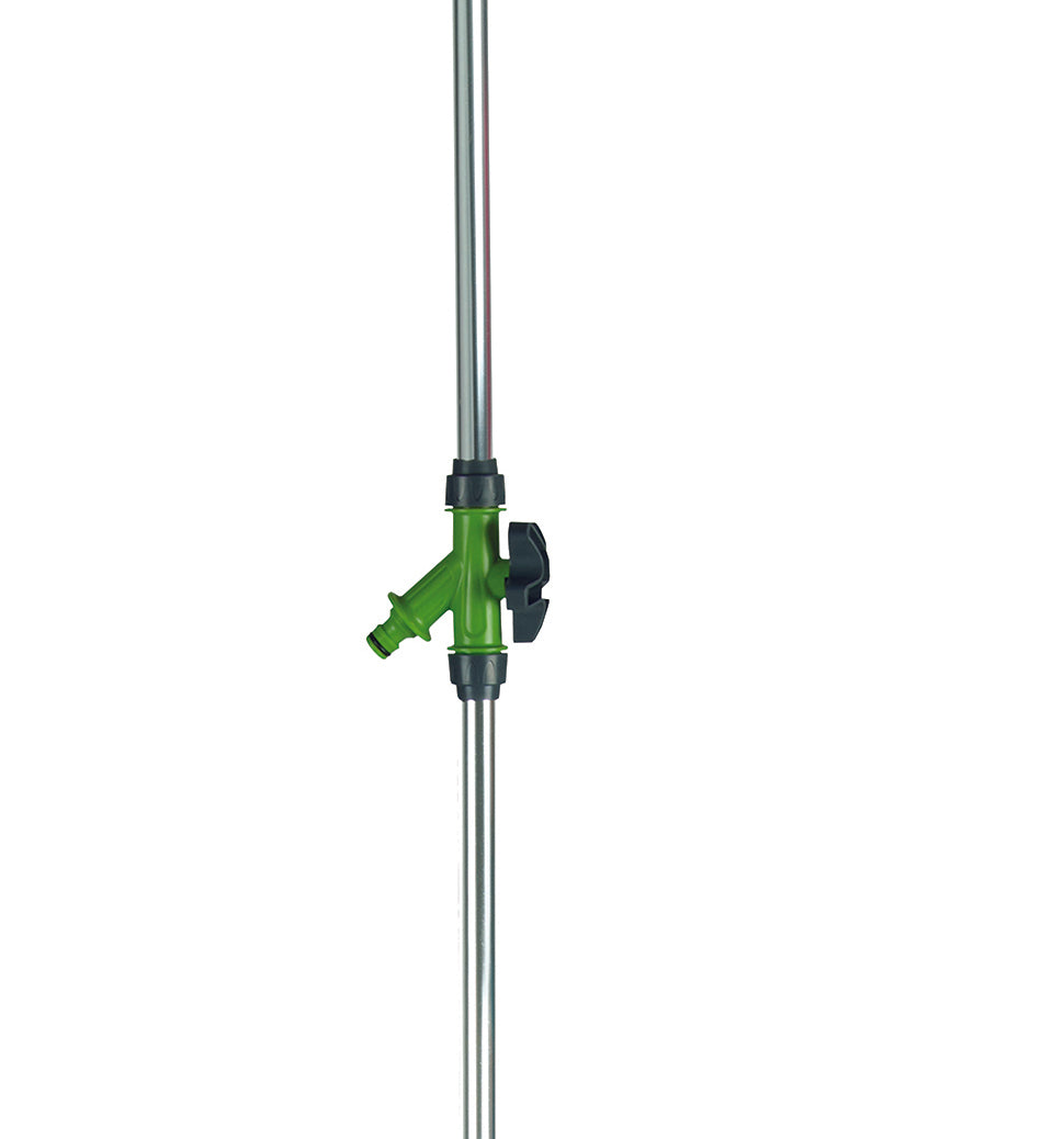 Doccia da giardino Iris Pluvio con treppiedi regolabile con rubinetto