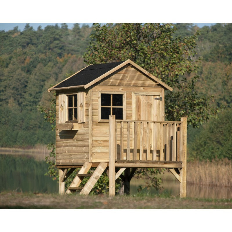 Casetta palafitta in legno gioco da giardino Winnie first Wooden chalet