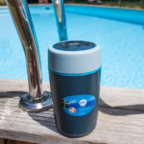 Dosatore dispenser galleggiante per pastiglie cloro 250 gr linea Graphite GRE FDP