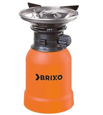 Fornello a gas antivento da viaggio campeggio Brixo Piezo