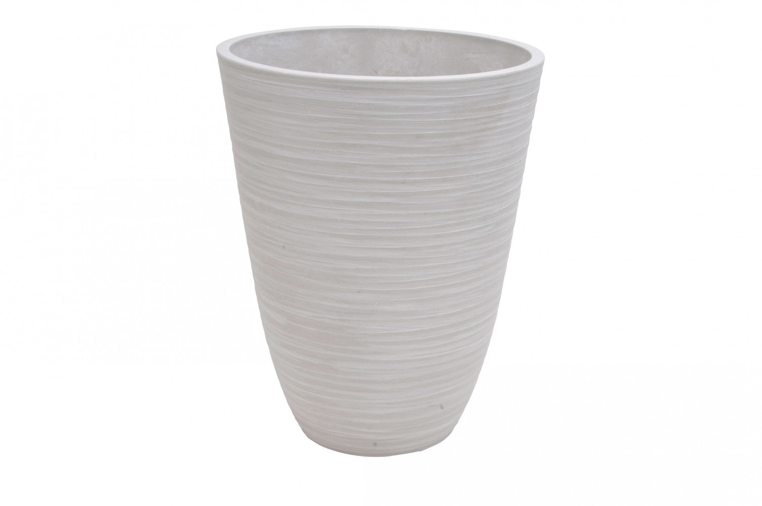 Vaso tondo da esterno giardino in fibra di argilla Ø29x36 cm Primula