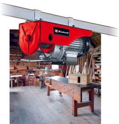 Paranco sollevatore elettrico 500W fino a 250Kg di portata 18 Mt di cavo TC-EH250-18 EINHELL
