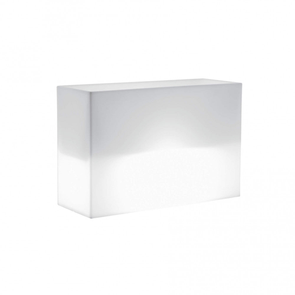Vaso fioriera in resina da interno esterno bar e ristoranti con luci LED colorate controllabile con telecomando in dotazione Lumos