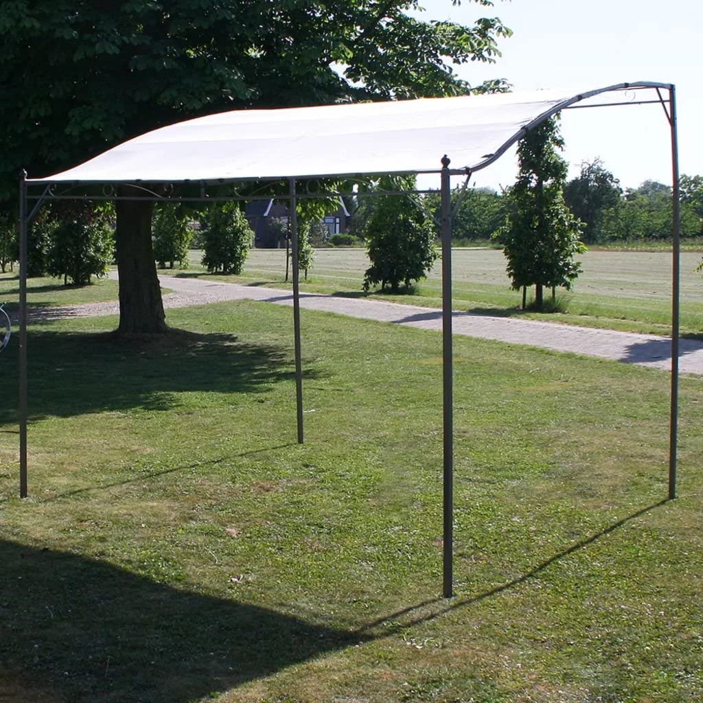 Gazebo veranda in acciaio pergola addossata autoportante 3x4 mt Demetra