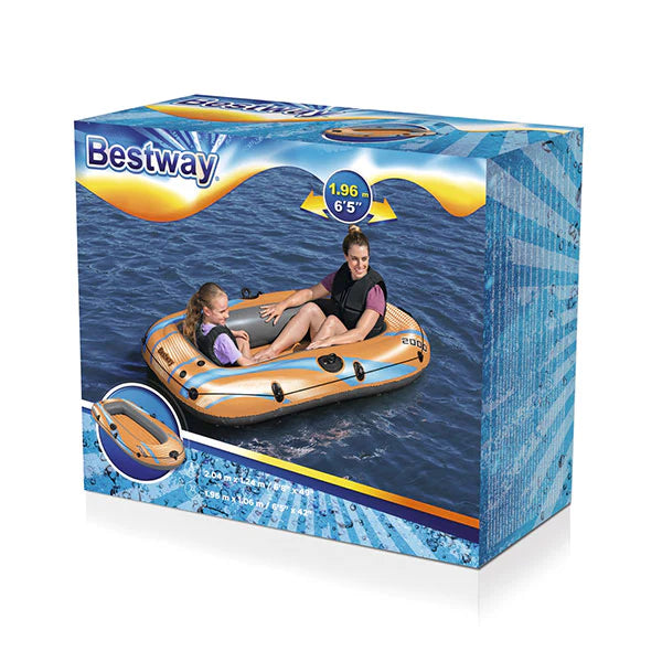 Canotto kayak gonfiabile in PVC con kit di riparazione 61141 Bestway
