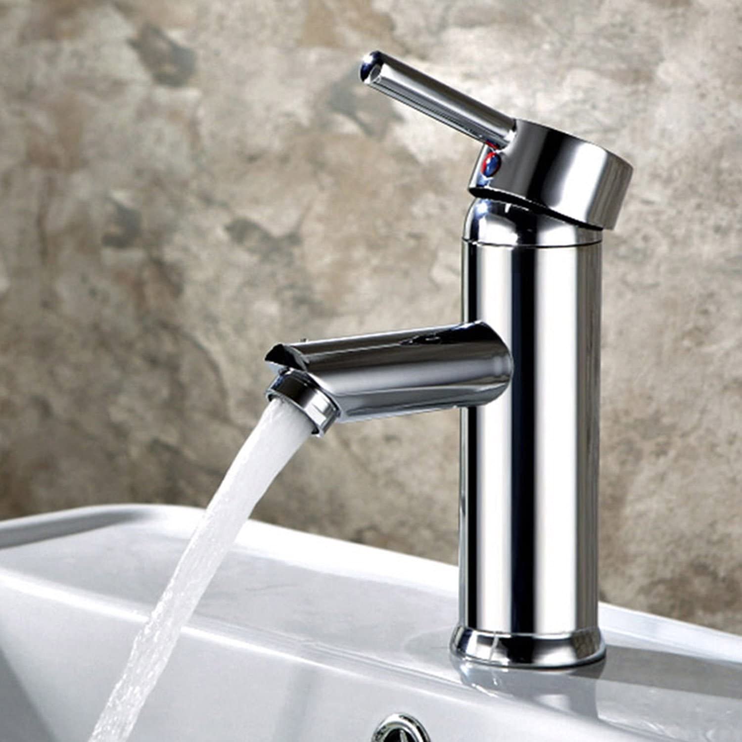 Miscelatore in ottone per lavabo Ø40 mm Atlantik