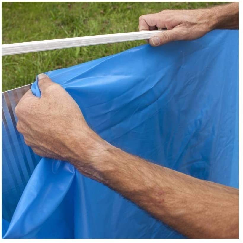 Telo di ricambio Liner BLU per piscine in acciaio ovali 730x375x120 GRE FS PROV 730