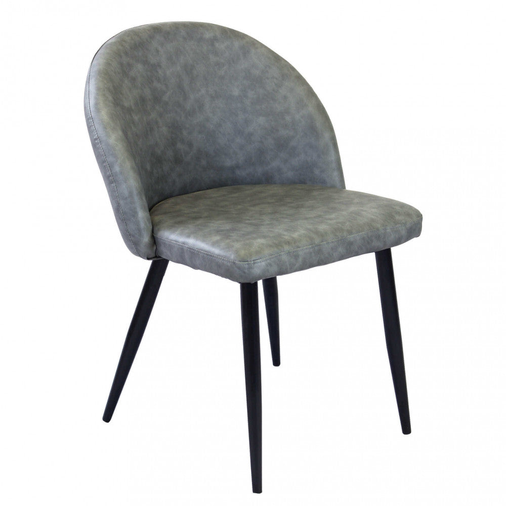 Sedia poltrona da interno con struttura in metallo e seduta morbida rivestita in ecopelle Call Me Large