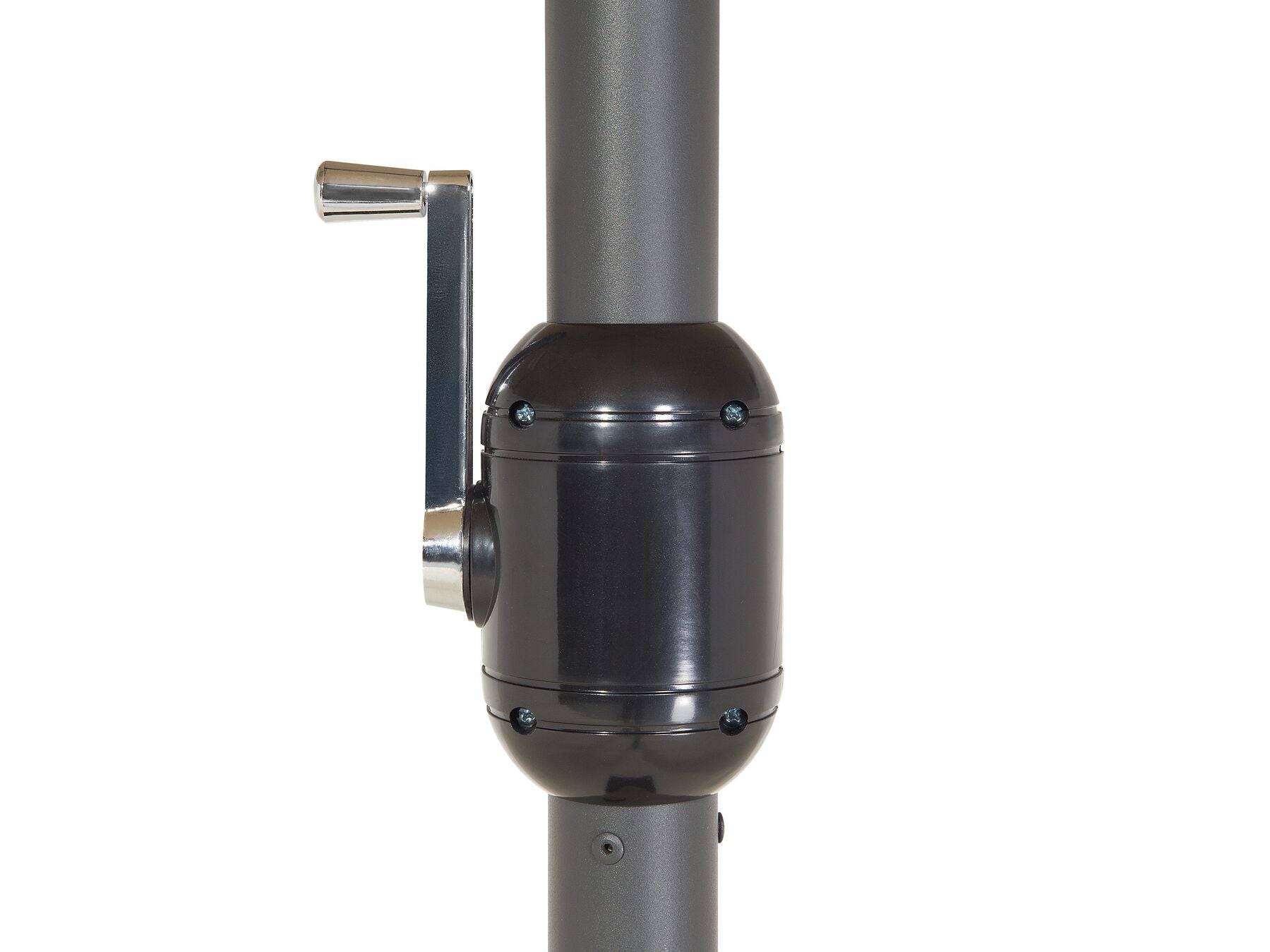 Ombrellone doppio da giardino in alluminio 460x270xH240 cm Alu Twin Grigio
