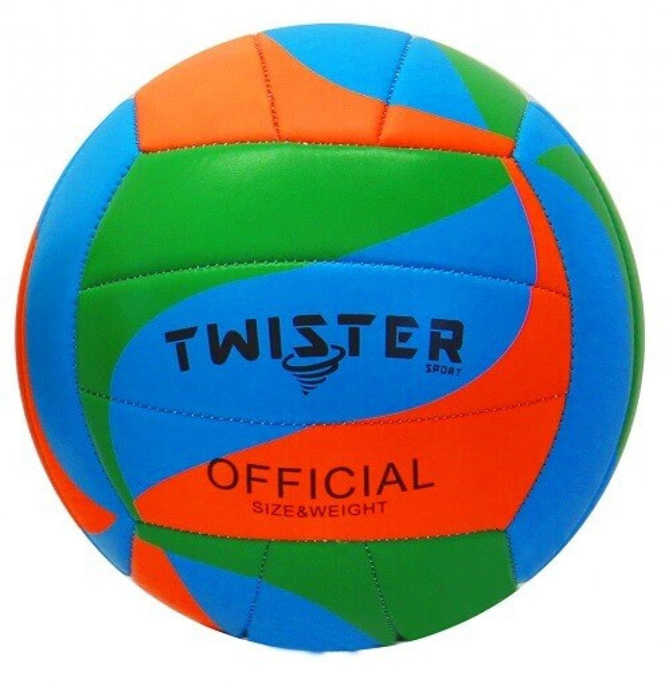 Pallone da pallavolo beach volley Ø21 cm 280 gr in poliuretano Twister's Game